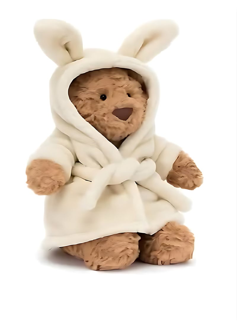 Jellycat bathrobe Bartholomew bear plush toy teddy bear doll doll New Year gift - Image 1